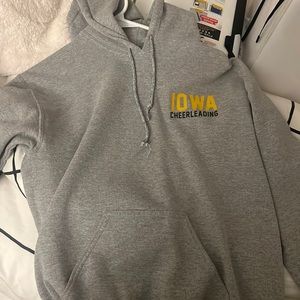 Grey Iowa hoodie
